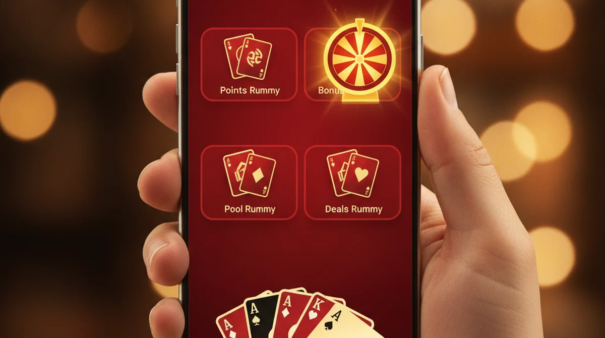 Rummy 888 Game Interface and Lobby Layout Overview