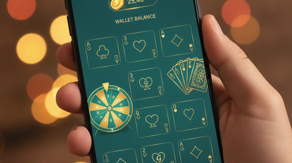 An analytical representation of Rummy Meet application layout and dashboard interface components.