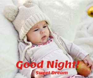 good night baby image