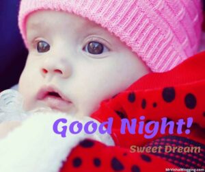 good night baby image