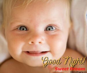 cute baby saying good night images