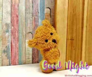 good night images with teddy bear