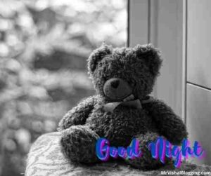 good night images with teddy bear