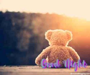 good night images with teddy bear