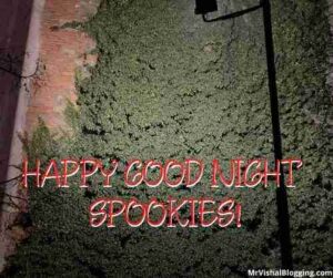 good night horror images