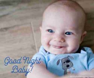 cute baby saying good night images