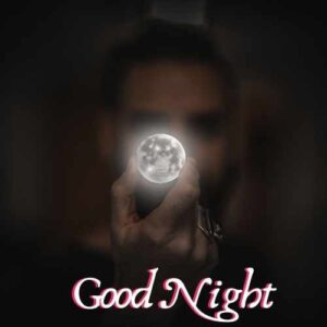 good night with moon