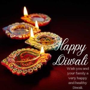 happy diwali diya