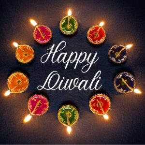 happy diwali diya