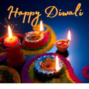 lighted diya gif