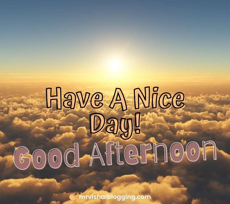 good afternoon WhatsApp images with clouds and sun