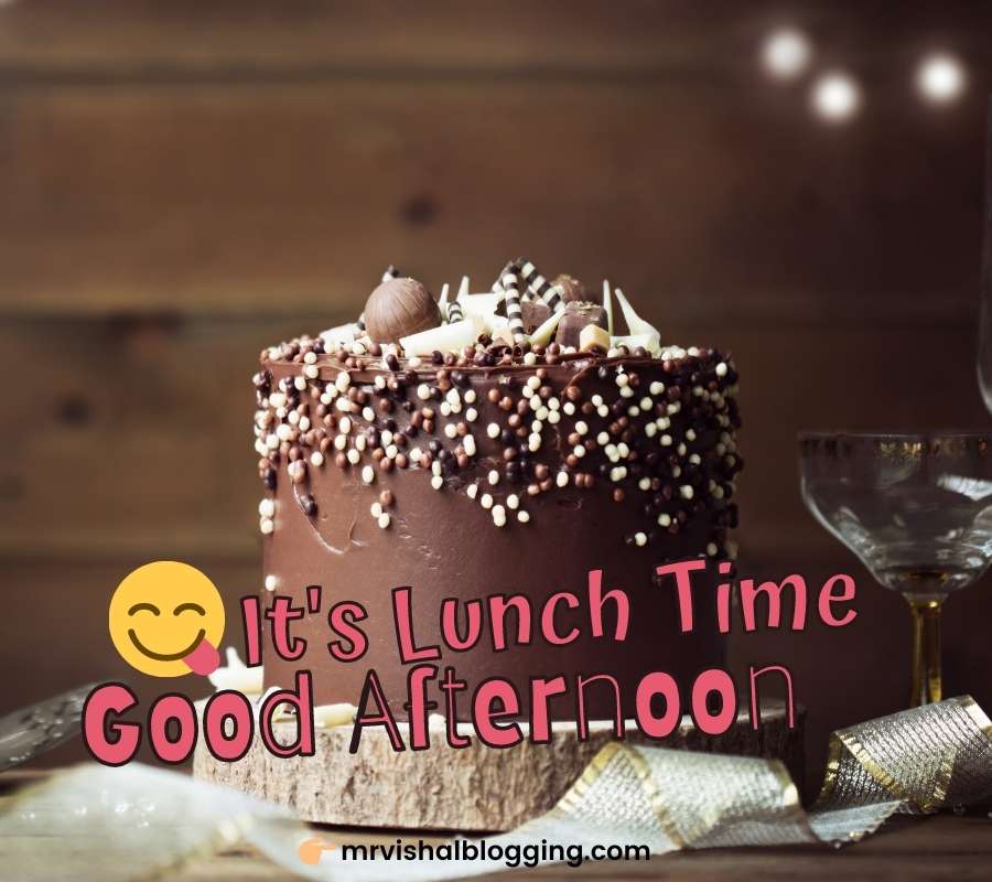 good afternoon images with lunch