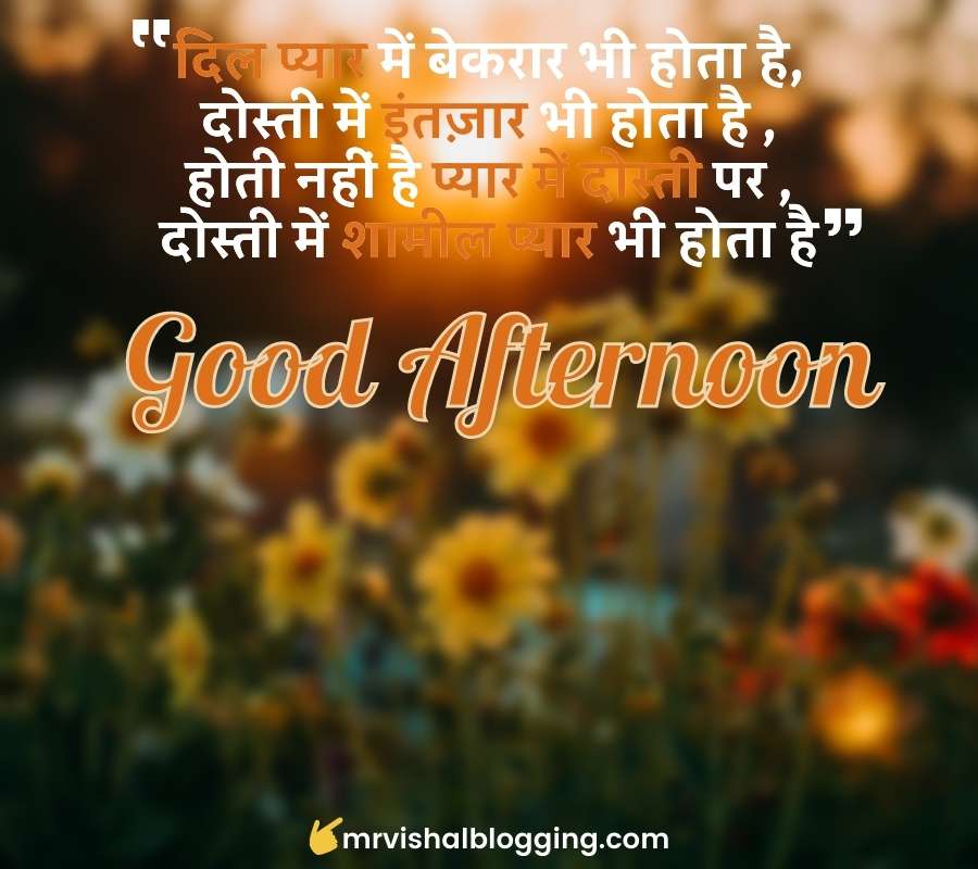 Lovely Good Afternoon Images In Hindi for Whatsapp Download