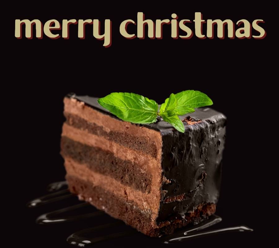Merry Christmas images with cake
