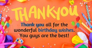 Birthday Thank You Images For Free Download