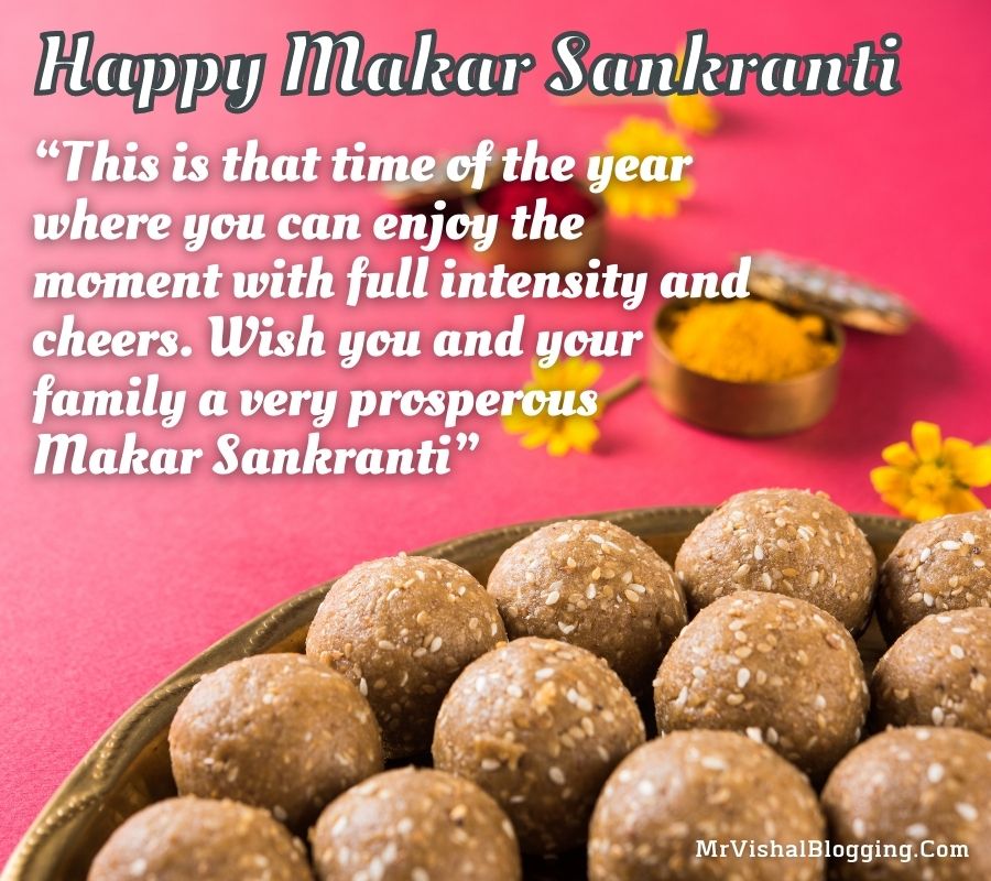happy makar sankranti quotes pictures with sweets