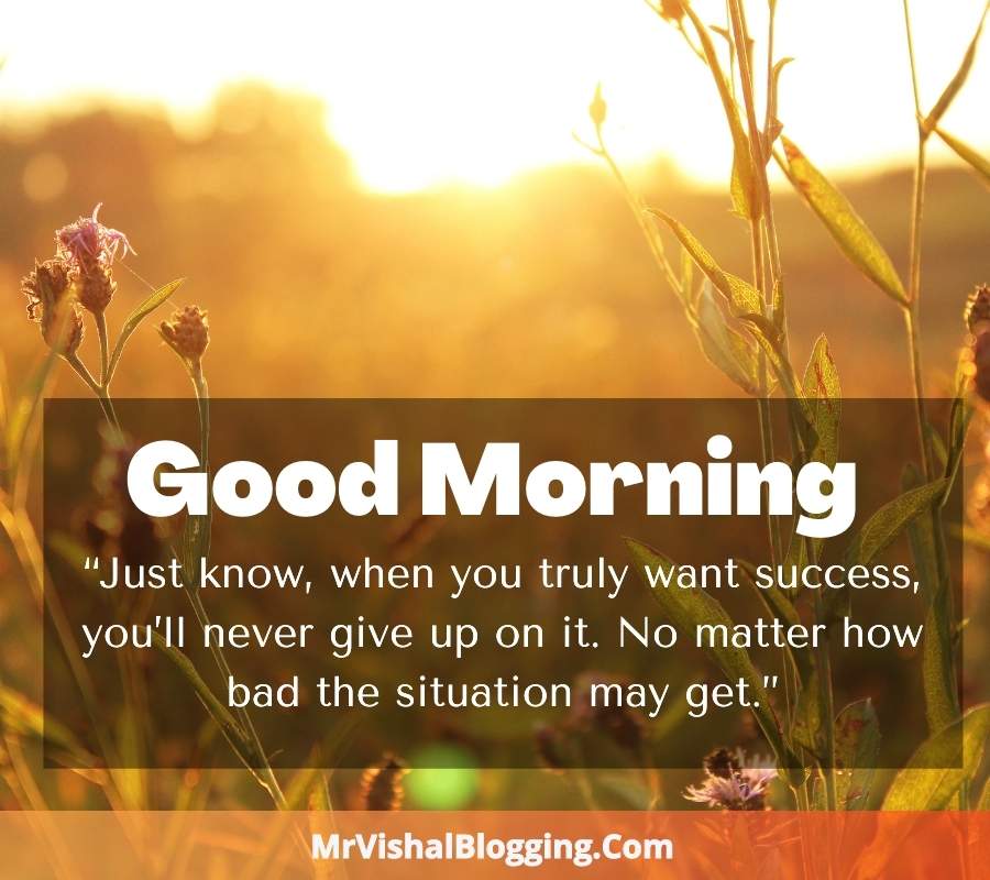 Good Morning HD Photos With Positive Words