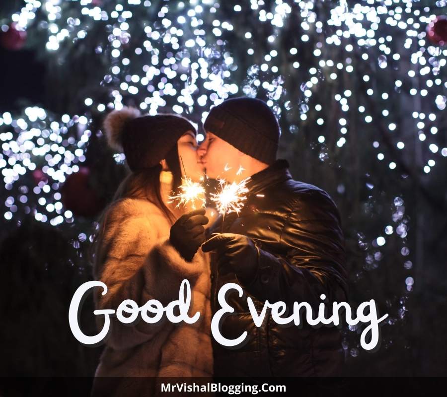 good evening kiss images