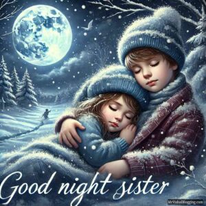 Beautiful Good Night Sister Image